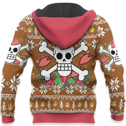 Divesart - Happy ChOne Pieceper Ugly Christmas Sweater and Hoodie One Piece Anime Xmas