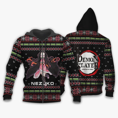 Divesart - Nezuko Kamado Ugly Sweater Christmas Demon Slayer Anime Gift