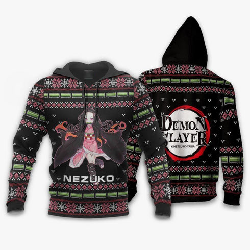 Divesart - Nezuko Kamado Ugly Sweater Christmas Demon Slayer Anime Gift