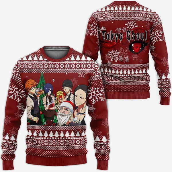Divesart - Tokyo Ghoul Ugly Christmas Sweater and Hoodie Anime Xmas Gift Idea