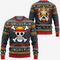 Divesart - One Piece Ugly Christmas Sweater and Hoodie Straw Hat Priate Xmas Hoodie