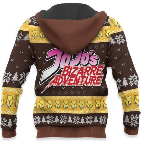 Divesart - Dio Brando Ugly Christmas Sweater and Hoodie JoJo's Bizarre Adventure Xmas