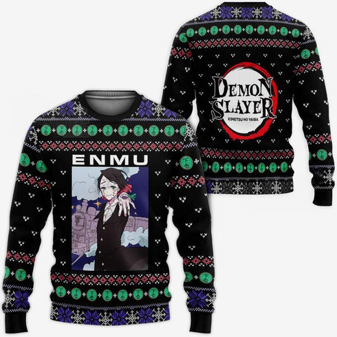 Divesart - Tamio Enmu Ugly Sweater Christmas Demon Slayer Anime Gift