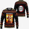 Divesart - Kyojuro Rengoku Ugly Christmas Sweater and Hoodie Demon Slayer Anime Xmas Gift