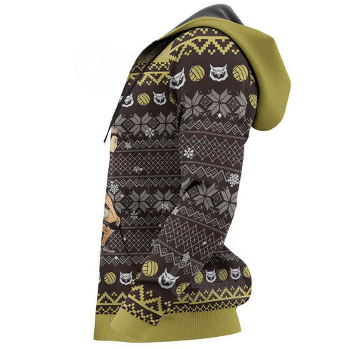 Divesart - Fukurodani Academy Ugly Christmas Sweater and Hoodie Haikyuu Anime Xmas