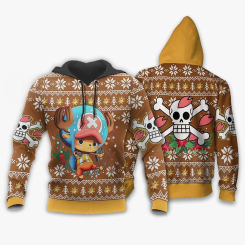 Divesart - Tony Tony ChOne Pieceper Ugly Christmas Sweater and Hoodie One Piece Anime Xmas