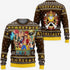 Divesart - Straw Hat Pirates Ugly Christmas Sweater and Hoodie One Piece Anime Xmas