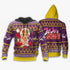 Divesart - Giorno Giovanna Ugly Christmas Sweater and Hoodie JoJo's Anime Xmas Hoodie