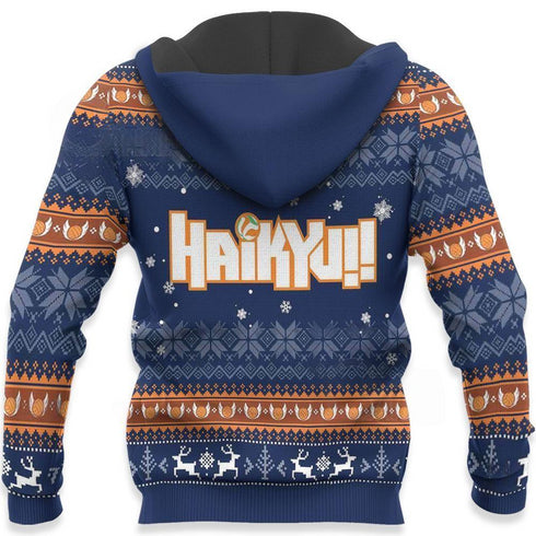 Divesart - Haikyuu Ugly Christmas Sweater and Hoodie Haikyuu Anime Xmas Gift