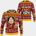 Divesart - Funny Luffy Ugly Christmas Sweater and Hoodie Custom One Piece Anime Xmas Gifts