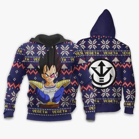 Divesart - Prince Vegeta Christmas Sweater Custom Anime DB Xmas Gifts