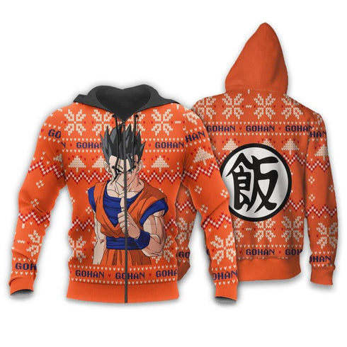 Divesart - Gohan Christmas Sweater Custom Anime DB Xmas Gifts