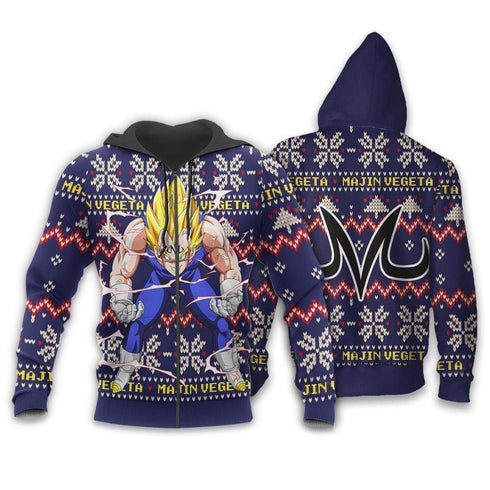 Divesart - Majin Vegeta Christmas Sweater Custom Anime DB Xmas Gifts