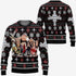 Divesart - Whitebeard Pirates Ugly Christmas Sweater and Hoodie Custom Anime One Piece Xmas Gifts