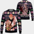 Divesart - Ryomen Sukuna Ugly Christmas Sweater and Hoodie Custom Anime Jujutsu Kaisen Xmas Gifts