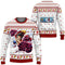 Divesart - Luffy Gear 4 Red and White Ugly Christmas Sweater and Hoodie Custom One Piece Anime Xmas Gifts