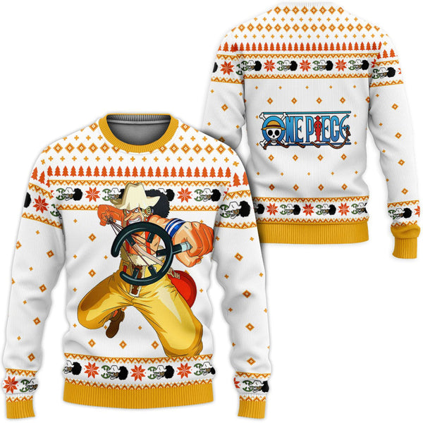 Divesart - Nico Robin White Anime Ugly Christmas Sweater and Hoodie Custom One Piece Anime Xmas Gifts