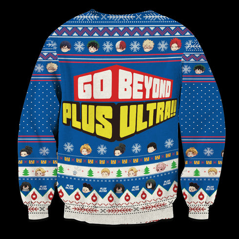 Divesart - Go Beyond, Plus Ultra Unisex Wool Sweater - Ugly Christmas Sweater