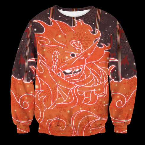 Divesart - Susanoo Unisex Wool Sweater - Ugly Christmas Sweater