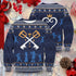 Divesart - Kingdom Hearts Christmas Unisex Wool Sweater - Ugly Christmas Sweater