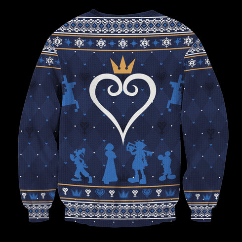 Kingdom Hearts Christmas Unisex Wool Sweater