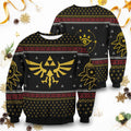Divesart - LOZ Triforce Christmas Unisex Wool Sweater - Ugly Christmas Sweater