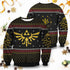 Divesart - LOZ Triforce Christmas Unisex Wool Sweater - Ugly Christmas Sweater
