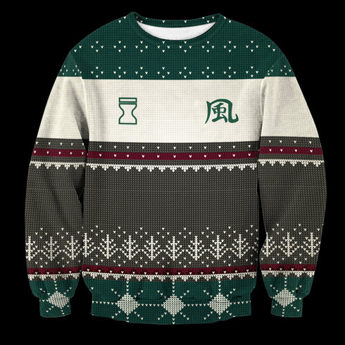 Divesart - Personalized Hidden Sand Kazekage Unisex Wool Sweater - Ugly Christmas Sweater