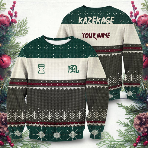 Personalized Hidden Sand Kazekage Unisex Wool Sweater