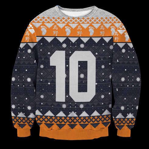 Divesart - Personalized Karasuno Christmas Unisex Wool Sweater - Ugly Christmas Sweater