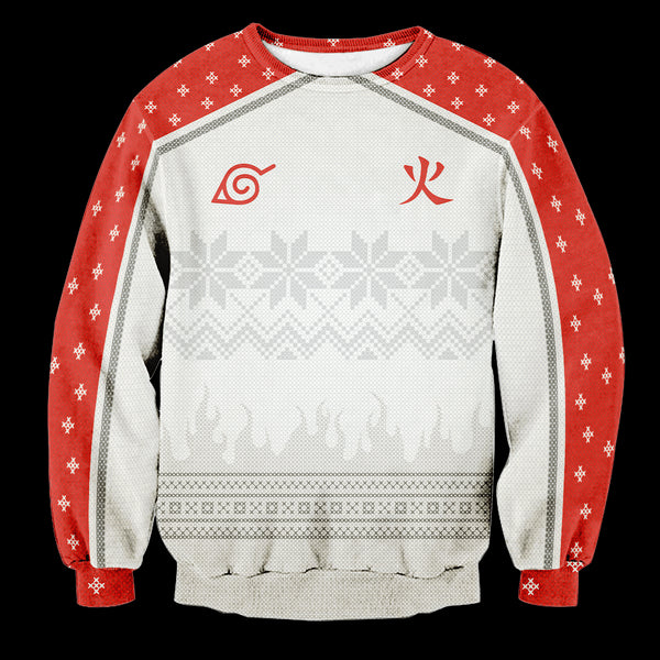 Divesart - Personalized Konoha Hokage Unisex Wool Sweater - Ugly Christmas Sweater