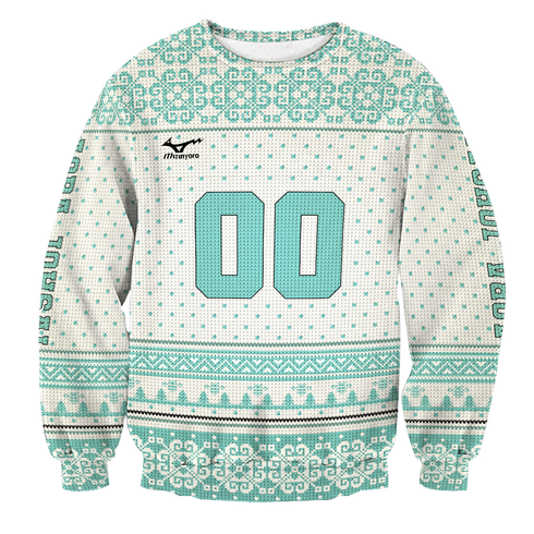 Personalized Team Aoba Johsai Christmas Unisex Wool Sweater