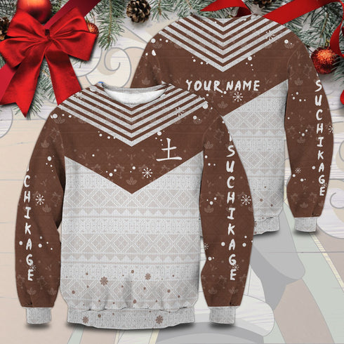Divesart - Personalized Tsuchikage Unisex Wool Sweater - Ugly Christmas Sweater