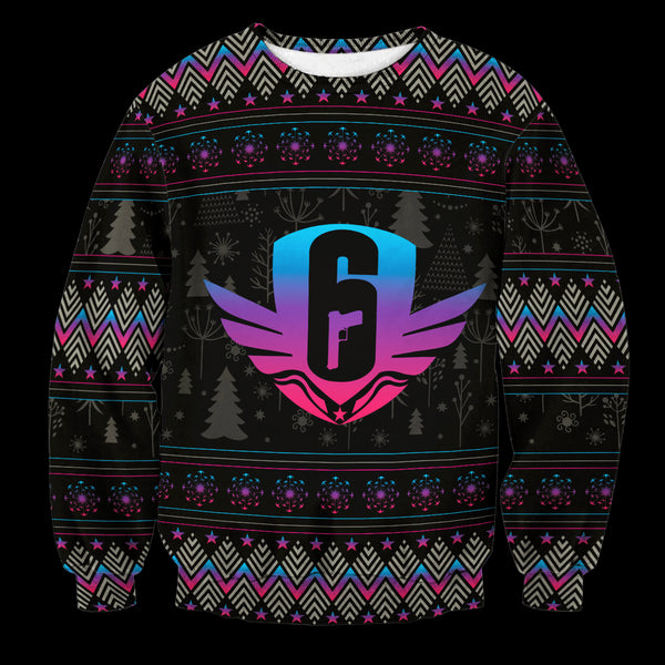 Divesart - Six Siege Holiday Unisex Wool Sweater - Ugly Christmas Sweater