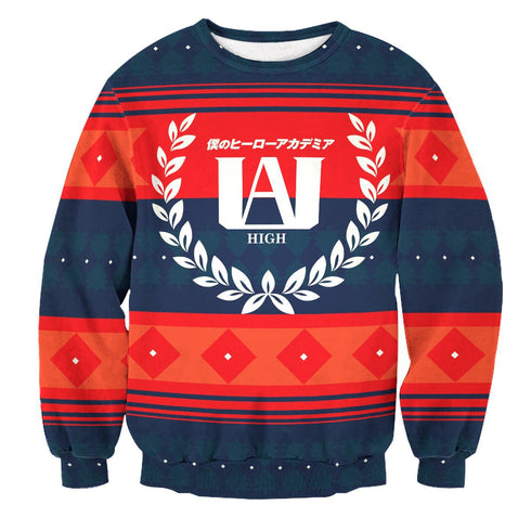 Divesart - UA High Christmas Unisex Wool Sweater - Ugly Christmas Sweater