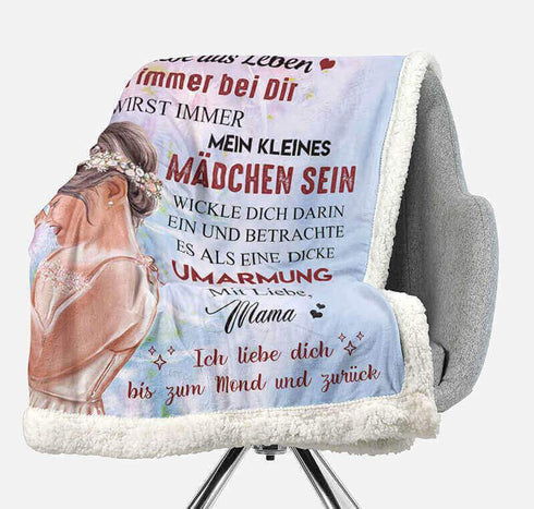 Divesart - Decke von Mutter zu Tochter - "Mein größtes Glück"