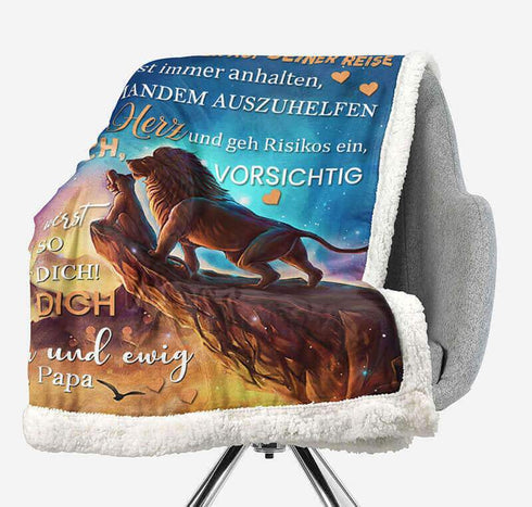 Divesart - Decke vom Vater an die Tochter - "Kreis des Lebens"