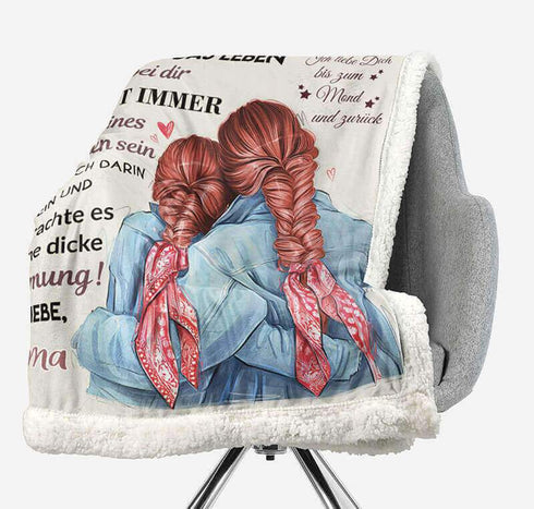 Divesart - Decke von Mutter zu Tochter - "Mutters Schönheit"