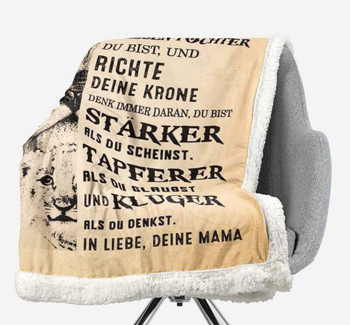 Divesart - Decke von Mutter zu Tochter - "Löweneltern"