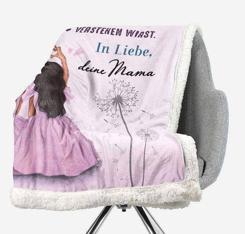 Divesart - Decke von Mutter zu Tochter - "Die Schönheit des Lebens"