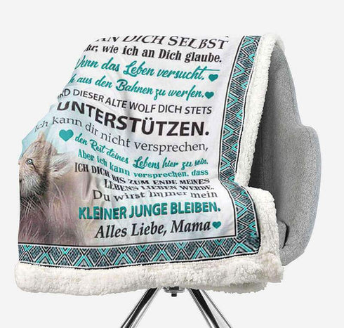 Divesart - Decke von Mutter zu Sohn - "Wolfs Loyalität"