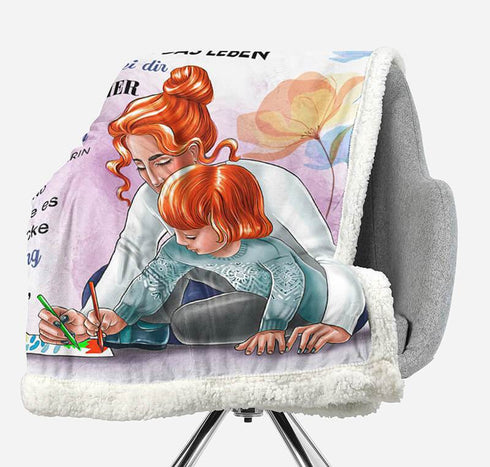 Divesart - Decke von Mutter zu Sohn - "Wunderbare Momente mit dir"