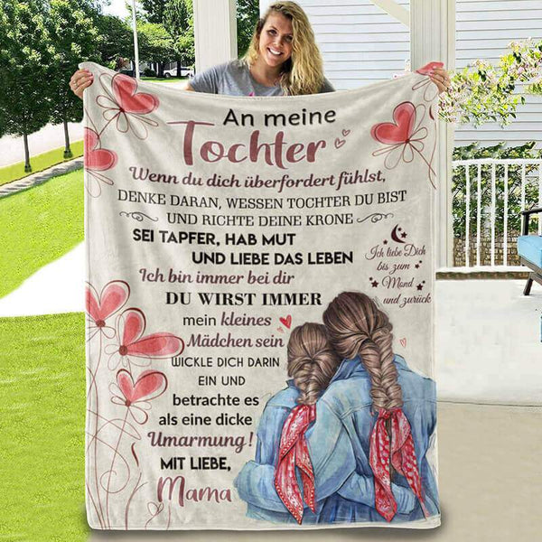 Divesart - Decke von Mutter zu Tochter - "Mutters Schönheit"