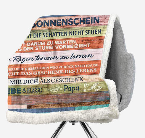 Divesart - Decke vom Vater an die Tochter - "Unendliche Liebe der Generationen"