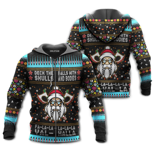 Viking merry xmas valhalla - Hoodie - HOOD05FNN310821