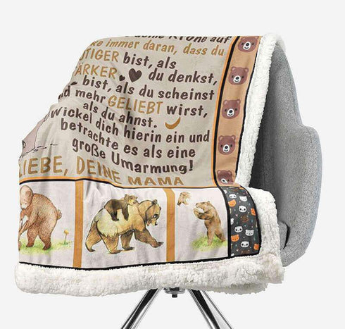 Divesart - Decke von Mutter zu Sohn - "Es ist ein großes Glück, dass ich dich habe"