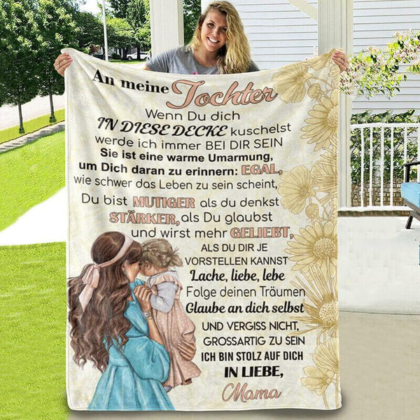 Divesart - Decke von Mutter zu Tochter - "Du bist meine Welt"