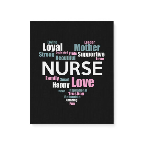 Nurse Mother Mom Beautiful Happy Heart Family - Gift For Mother - Matte Canvas