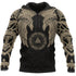 Viking Munin - Tattoo Style Hoodie Version 3.0 - OwlsMatrix HOOD02NGA180121