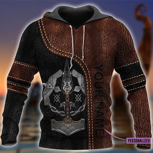 Hoodie Viking Blood Limited Edition Custom Name 1 - OwlsMatrix - HOOD01NGA180221